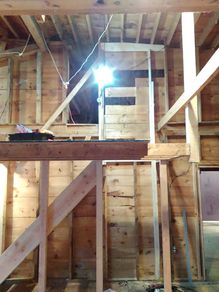 And had to lower down the door opening a couple feet